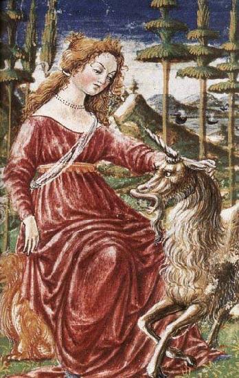 Francesco di Giorgio Martini Chastity with the Unicorn oil painting image